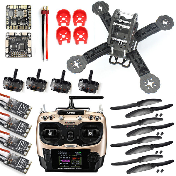 DIY Toys RC FPV Drone Mini Racer Quadcopter 190mm SP Racing F3 Deluxe Flight Controller Radiolink AT9S Remote control?