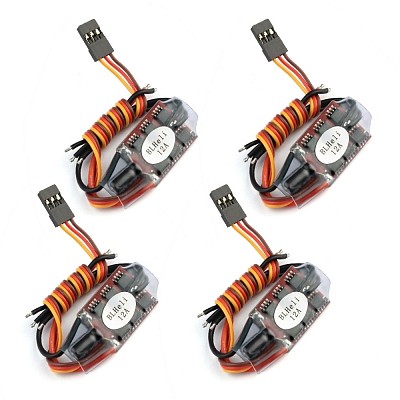 4pcs RW.RC BLHELI 12A Brushless ESC BLHELI 14.2 Speed Controller 2-3S For 160-250 Multiple Rotors FPV DIY RC Drone Quadc