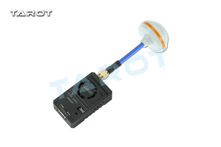 Tarot TL300N4 5.8G 32CH 1000mW Wireless AV Transmitter with Aluminum Case + Mushroom Antenna Sender Set