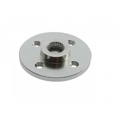 CNC Aluminum Alloy Servo Plate Round Disc Horn 23T Silver Color for JR Sanwa Series