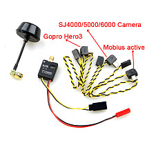 FPV 5.8ghz 5.8G 600mW 32 Channel Mini Wireless Audio Video AV Transmitter for Gopro Hero3 Mobius808 SJ4000 SJ5000 GITUP