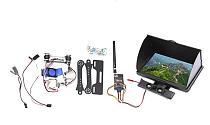 FPV Aerial Illustrated 32 frequency 600mw + display mounting bracket + 2-Axis Brushless Gimbal F06886-B