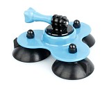 Low Angle Removable Suction Cup Tripod Mount with Screw for Gopro Hero 3+/Plus 3 2 Surfing bule