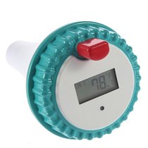 Generic Professional Wireless Digital Swimming Pool SPA Floating Thermometer Digital LCD Color White