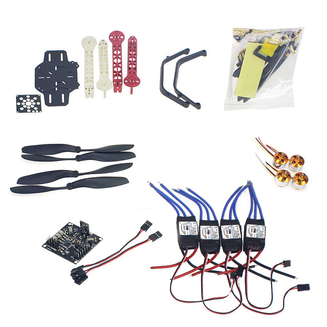 RC Drone Quadrocopter 4-axis Aircraft Kit F330 MultiCopter Frame KK XCOPTER V2.9 Flight Control No Transmitter No Batter