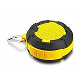 AbramTek M1 Mini Bluetooth 4.0 Wireless Handsfree Speaker with TF Slot for Outdoor Sports Colors Yellow
