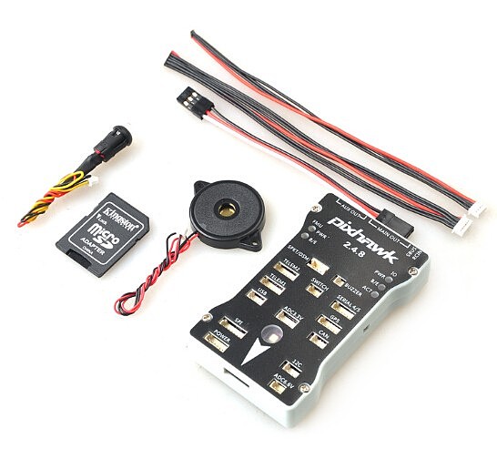 PX4 PIX 2.4.8 32 Bit Flight Controller Integrate PX4FMU PX4IO Safety Switch Buzzer 1G SD for DIY RC Drone FPV Multirotor