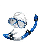 S00027 1set Adult Swiming Snorkeling Diving Equipment Scuba Driving Mask Goggles + Dry Breathing Tube Set