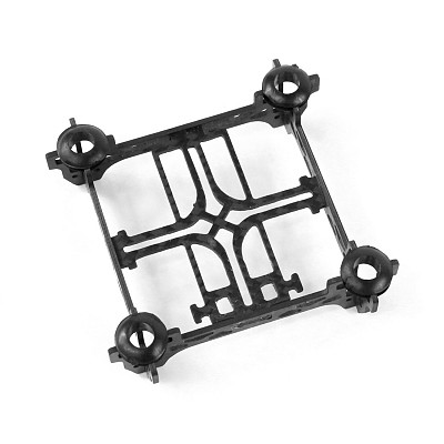 Super Licht Tiny QX80 80mm Mini 4-Axle Koolstofvezel Frame met Motor Mount Protector voor DIY Indoor FPV Quadcopter bors