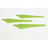 1 Set 12*4.5 Green Folding Nylon 3-Blade Propeller Prop CCW for Drone RC Multicopters