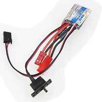 RC 10A Brushed ESC Two Way Motor Speed Controller With/Without Brake For 1/16 1/18 1/24 Car Boat Tank