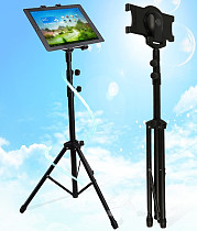 S00833 Portable Lightweight Retractable Tablet Tripod Floor Stand for 7-11 Inches Tablet PC
