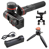 Feiyu Summon Handheld Gimbal Camera Stabilized Set with Phone Holder Tripod Charger 4K 1080P Cam HD Display