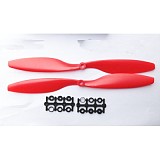 1045 3D RC-3D Propeller Paddle CW / CCW 1 Pair 10x4.5 Blades Red for RC Quadrocopter Multi-rotor Aircraft