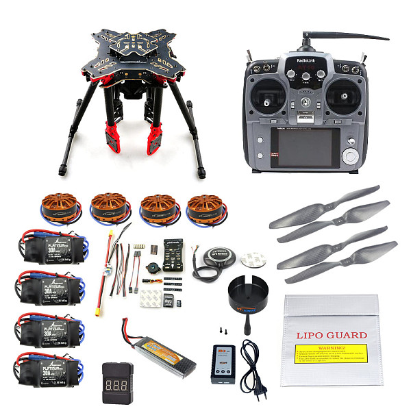 DIY GPS Drone RC Quadcopter HMF U580 Totem Series PIX Flight Control 700KV Motor 30A ESC Radiolink AT10 TX&RX Full set