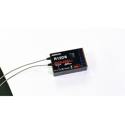 RadioLink R12DS 12CH 12 Channel Receiver 2.4Ghz For AT10 Transmitter Aircraft Aerial Photography Device