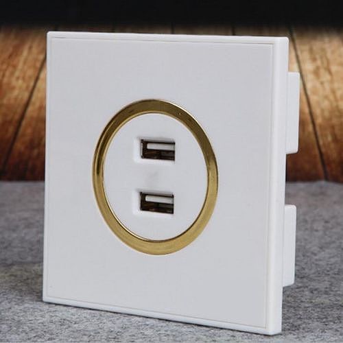 Universal Standard Electrical Plug Sockets 5V 2.1A with 2 Usb Port