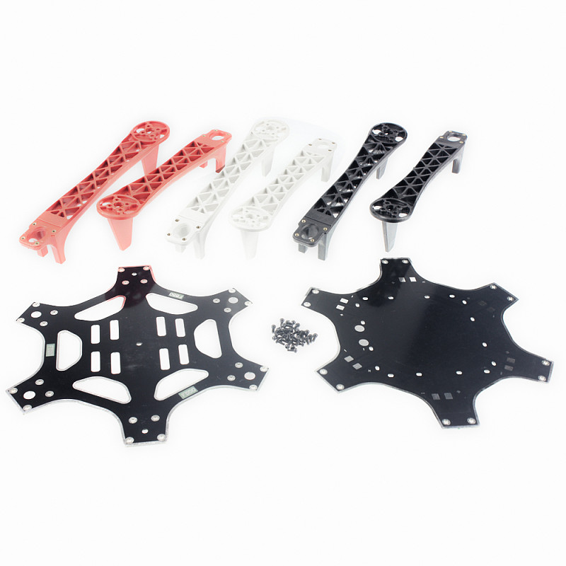 F550 Hexa-Rotor Air Frame FlameWheel Kit 550 mm As DJI For KK MK MWC MultiCopter Hexacopter UFO Heli