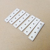 5Pcs 4-Hole Perforated Iron Sheet Iron Robot Accessories DIY Small Production Model of the Material