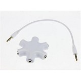 3.5mm Stereo Audio Headphone Splitter Cable Headset Hub Adapter for MP3/4Mobile Phone DVD Player