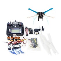 DIY GPS Drone Multi-Rotor Frame Kit S500-PCB APM2.8 Flysky 2.4G FS-i6 Transmitter Motor ESC NO Battery Charger