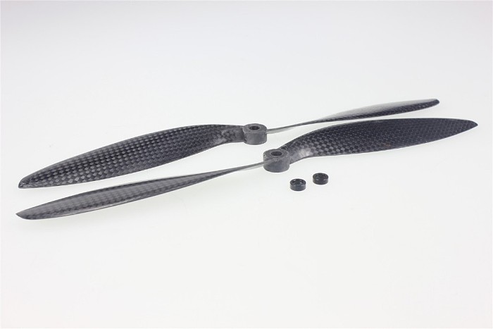 10x3.8 3K Carbon Fiber Propeller CW CCW 1038 CF Props For RC Quadcopter Hexacopter Multi Rotor UFO(4 Pairs)