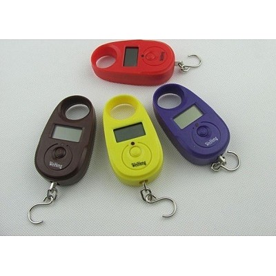 F03349 25Kg/5g 25kg 5g 25kg-5g Mini Digital Display Hanging Luggage Fishing Weighing Electronic Hook Scale KG LB
