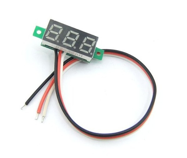 LED 0~100V DC Volt Voltage Battery Tester Meter Digital Voltmeter Tester