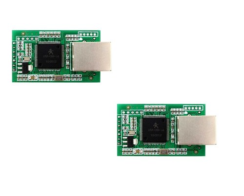 2 Piece USR-TCP232-E Serial Server RS232 RS485 To Ethernet TTL Level DHCP Web Mod