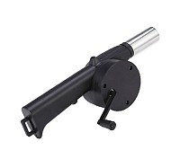 AB13092 Primitive 1Pcs Outdoor Cooking Barbecue BBQ Tool Hand Crank Powered Fan Air Blower 265mm Hard Plastic