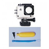 xt-xinte Camera Protective Case Housing Waterproof Case + Floating Handheld Stick Floaty Grib W/ Wrist Strap for SJ4000