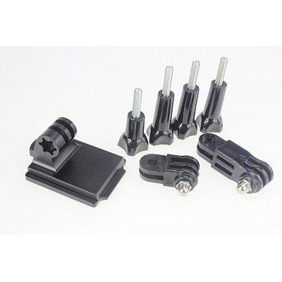 OEM Universal Gopro Active Connection Chain Mount Helmet Aluminum Fixed Mount For Gopro Hero 2 3 Camera