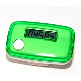 S01105 YGH751 LCD Display Green Digital Sport Pedometer Step Distance Counter Walking Run Motion Fitness Tracker
