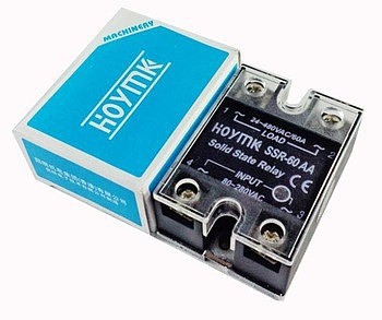 Hoymk SSR-60AA 60A 80-280V AC to 24-480V AC SSR 60AA Single Phase Solid State Relay