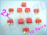 10 Pairs Dean Connector XT plug T plug For ESC Battery