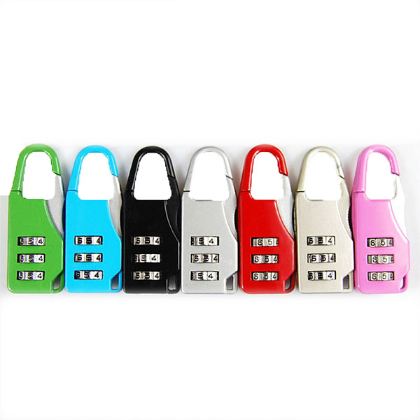 1pc Mini 3 Digit Combination Password Padlock Travel Luggage Cases Boxes Mailboxes Suitcase Code Lock Safety Security