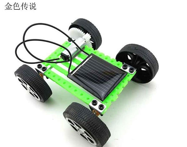 DIY Solar Toy Car Assemble Solar Vehicle Mini Solar Energy Powdered Toys Racer Child Kid Solar Car Education Kit