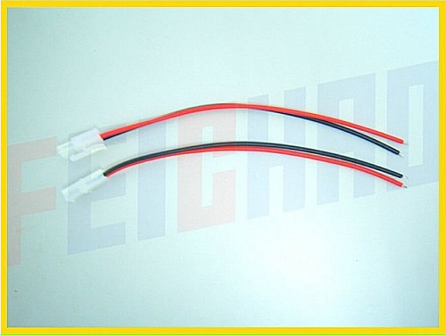 18AWG white Tamiya plugs 20CM long silicone cable / 1 pair of dress