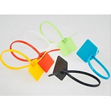 10Pcs Colorful 120MM Plastic Self-Locking Identification Signage label Ties Cable Belting Ribbon
