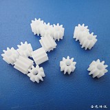 JMT 1piece 1009A 9-Tooth 1.9-Hole M0.5 Motor Gears Robot Model Accessories Four-Wheel Drive Plastic Gears