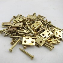 20pcs Mini Folding Copper Hinge Building Model Connector DIY Card Accessories