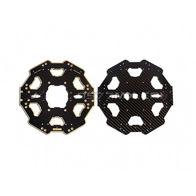 Tarot Carbon Fiber Folded Six-axis Center Plate TL68P01 Black for Tarot 680 PRO Aircraft