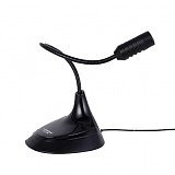 Cosonic CM-3006 Computer Microphone Flexible Stand MIC Recording for PC Desktop Notebook Black