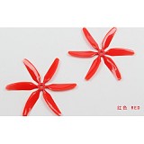 8pairs Kingkong 6-blade CW CCW Propeller 5 inch Props 5x4x6 for MINI Quadcopter Racing Drone Multi-color