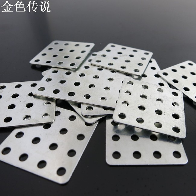 10Pcs 15-30mm Square Iron Gearbox Material DIY Toy Connector Science and Technology Model Accessories for RC Car