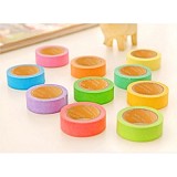 Multifunction Colorful Adhesive Paper Tape Sticker label For DIY handmade Decoration Memo Writing