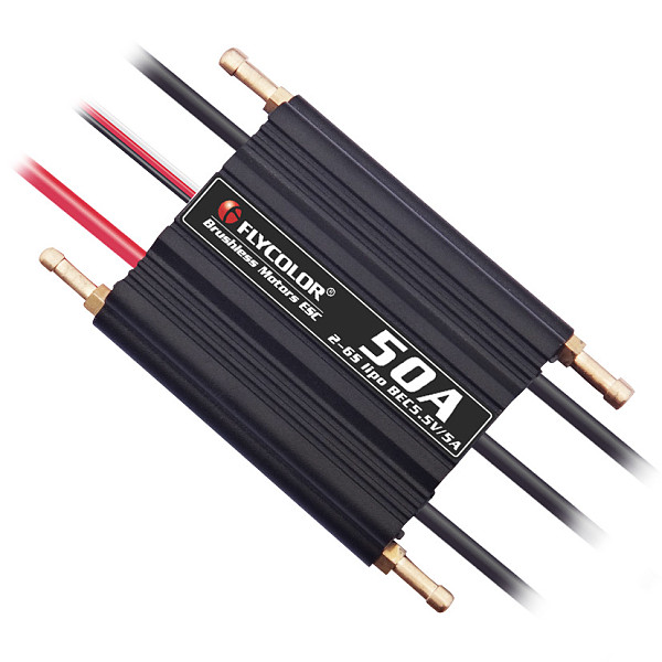 50A/70A/90A/120A/150A Brushless ESC Speed Controller Support 2-6S BEC 5.5V/5A for Model Ship RC Boat