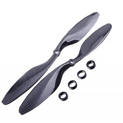 11x4.7 3K Carbon Fiber Propeller CW CCW 1147 CF Props Blade For RC Quadcopter Hexacopter Multi Rotor UFO