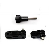 OEM Active Connection Chain Mount 3 way Pivot Arm + Thumb Knob for Gopro Hero 2 3 3+ Tripod