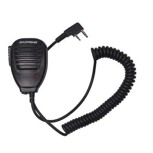 Q14525 Baofeng Walkie Talkie Handheld Microphone Speaker MIC for UV-5R Portable Two Way Radio UV 5RA/B/C/D/E 3R 5REPLUS